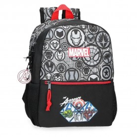 Юношеска раница Marvel Heroes 32 cm Junior Backpack - Black юношеска,раница,раници,marvel,heroes,32,cm,junior,backpack,black