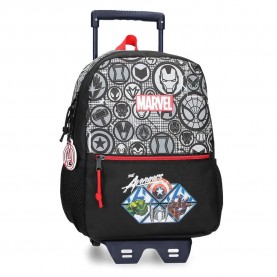 Чанта с колела Marvel Heroes 32 cm trolley bag - Black чанта,с,колела,куфари,marvel,heroes,32,cm,trolley,bag,black