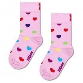 чорапи,детски,чорапи,happy,socks,heart,crew,socks,pink,(light,pink)