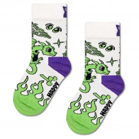 чорапи,детски,чорапи,happy,socks,hyper,dragon,crew,socks,white