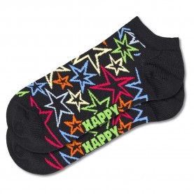 чорапи,мъжки,чорапи,happy,socks,mega,star,low,short,socks,black,(black)