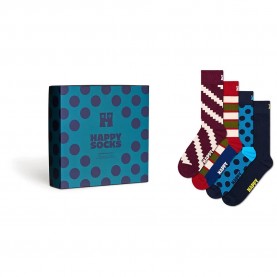 чорапи,мъжки,чорапи,happy,socks,new,vintage,gift,set,crew,socks,4,pairs,multicolor
