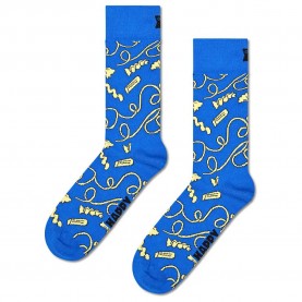 чорапи,мъжки,чорапи,happy,socks,pasta,crew,socks,blue,(grey)