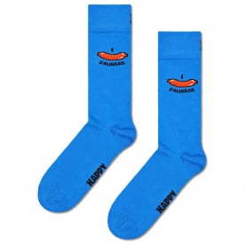 чорапи,мъжки,чорапи,happy,socks,sausage,crew,socks,blue,(blue)