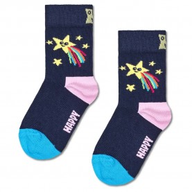 чорапи,детски,чорапи,happy,socks,shining,star,crew,socks,blue,(navy)