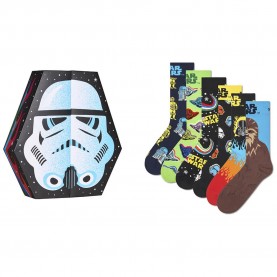 чорапи,мъжки,чорапи,happy,socks,star,wars,gift,set,socks,6,pairs,multicolor