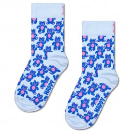 чорапи,детски,чорапи,happy,socks,teddy,bear,crew,socks,blue,(light,blue)