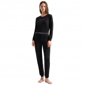 пижама,дамски,пижами,emporio,armani,164234,4f223,long,sleeve,pyjama,black