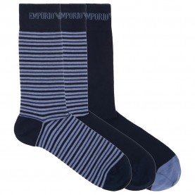 чорапи,мъжки,чорапи,emporio,armani,302402,4f260,socks,3,pairs,blue,(3,marine,blue)