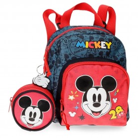 юношеска,раница,раници,disney,mickey,get,moving,junior,backpack,blue,(multicolor)