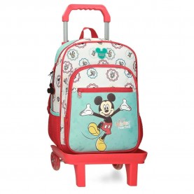 Disney Mickey Best Friends Together trolley bag - White (Multicolor) куфари,disney,mickey,best,friends,together,trolley,bag,white,(multicolor)