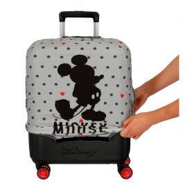 други,аксесоари,disney,mickey,suitcase,cover,grey
