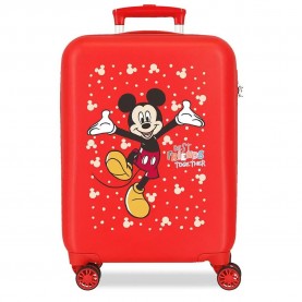 куфари,disney,mickey,best,friends,together,50,cm,33l,trolley,bag,red,(red)