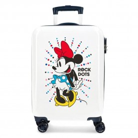куфари,disney,minnie,magic,dots,55,cm,33l,trolley,bag,white