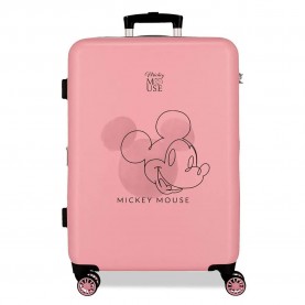 куфари,disney,mickey,outline,68,cm,70l,trolley,bag,pink,(pink)