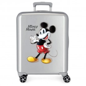 куфари,disney,100,joyful,mickey,55,cm,34l,trolley,bag,grey