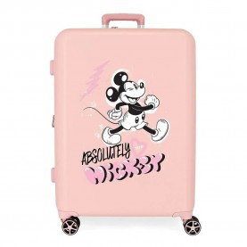 куфари,disney,mickey,friendly,70,cm,81l,trolley,bag,pink,(pink)