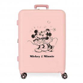 Disney Mickey & Minnie Kisses 70 cm 81L trolley bag - Pink (Pink) куфари,disney,mickey,&,minnie,kisses,70,cm,81l,trolley,bag,pink,(pink)