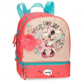 юношеска,раница,раници,disney,minnie,lovin,life,28,cm,junior,backpack,pink,(multicolor)