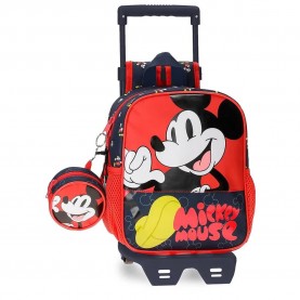 Disney Mickey Mouse Fashion 33 cm trolley bag - Red (Multicolor) куфари,disney,mickey,mouse,fashion,33,cm,trolley,bag,red,(multicolor)