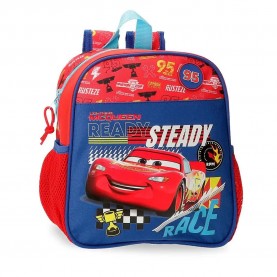 юношеска,раница,раници,disney,cars,lets,race,junior,backpack,red