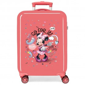 куфари,disney,minnie,loving,life,55,cm,34l,trolley,bag,pink,(pink)