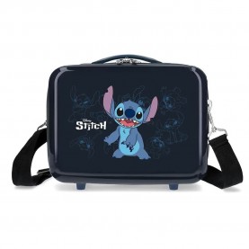 несесер,тоалетни,принадлежности,disney,happy,stitch,wash,bag,black