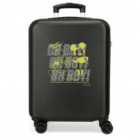 куфари,disney,mickey,oh,boy,55,cm,35l,trolley,bag,black,(black)