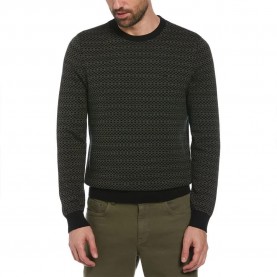 блуза,мъжки,пуловери,original,penguin,ao,jacquard,check,sweater,true,black,(black)