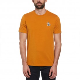 тениска,мъжки,тениски,original,penguin,graphic,1955,logo,short,sleeve,t,shirt,sudan,brown,(orange)