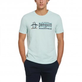 тениска,мъжки,тениски,original,penguin,graphic,puff,tv,pete,logo,short,sleeve,t,shirt,blue,haze,(blue)