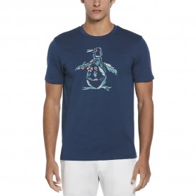 тениска,мъжки,тениски,original,penguin,hd,floral,pete,graphic,short,sleeve,t,shirt,blue,wing,teal,(blue)