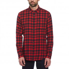 риза,с,дълъг,ръкав,мъжки,ризи,original,penguin,jaspe,flannel,stretch,long,sleeve,shirt,red