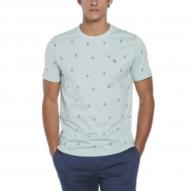 тениска,мъжки,тениски,original,penguin,organic,aop,surf,pete,short,sleeve,t,shirt,blue