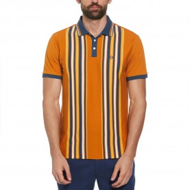 блуза,с,яка,мъжки,блузи,с,яка,original,penguin,organic,interlock,bowling,stripe,short,sleeve,polo,sudan,brown,(orange)