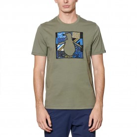 тениска,мъжки,тениски,original,penguin,organic,mix,media,patchwork,pete,short,sleeve,t,shirt,green