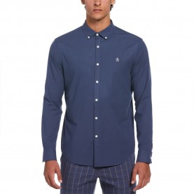 риза,с,дълъг,ръкав,мъжки,ризи,original,penguin,oxford,stretch,no,pocket,long,sleeve,shirt,sargasso,sea,(blue)