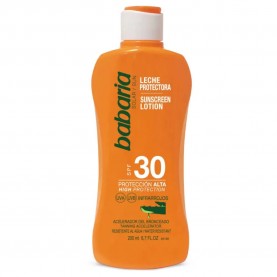 козметика,за,защита,от,слънце,babaria,aloe,sunscreen,lotion,pf30,200ml,orange,(orange)