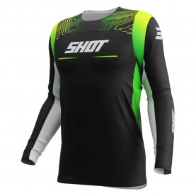 блуза,с,дълъг,ръкав,мъжки,тениски,дамски,тениски,shot,contact,apex,long,sleeve,jersey,black,(neon,yellow)