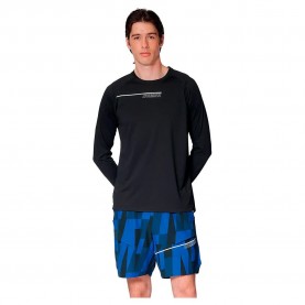 тениска,мъжки,тениски,hummel,court,light,weight,long,sleeve,t,shirt,black,(black)