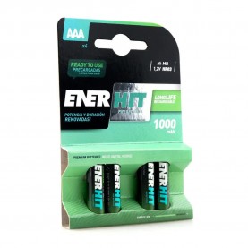 батерии,enerhit,hr03,aaa,rechargeable,battery,4,units,clear,(green)