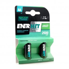 батерии,enerhit,hr06,aa,rechargeable,battery,2,units,clear,(green)