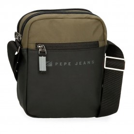 Pepe jeans 420032526 Jarvis crossbody - Green / Brown (Light Green) чанти,за,през,рамо,pepe,jeans,420032526,jarvis,crossbody,green,brown,(light,green)