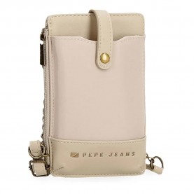 Pepe jeans 420073550 Morgan Pouch crossbody - Beige (Beige) чанти,за,през,рамо,pepe,jeans,420073550,morgan,pouch,crossbody,beige,(beige)