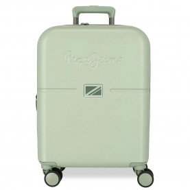куфари,pepe,jeans,accent,anthracite,55,cm,37l,trolley,bag,green,vintage,(green)