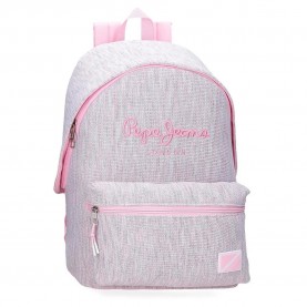 юношеска,раница,раници,pepe,jeans,adapt.,miri,44,cm,23l,junior,backpack,pink