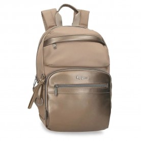 Раница Pepe jeans Adapt. Ruby Taupe 9L backpack - Beige (Beige) раница,раници,pepe,jeans,adapt.,ruby,taupe,9l,backpack,beige,(beige)