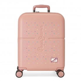 куфари,pepe,jeans,carina,55,cm,37l,trolley,bag,pink