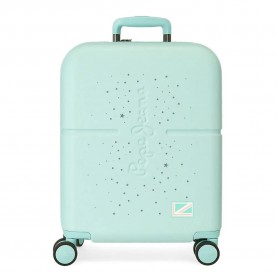 куфари,pepe,jeans,jane,55,cm,37l,trolley,bag,blue