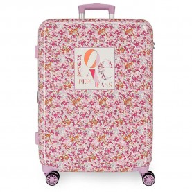 Pepe jeans Sandra 68 cm 70L trolley bag - Pink (Pink) куфари,pepe,jeans,sandra,68,cm,70l,trolley,bag,pink,(pink)